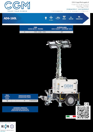 Torre faro CGM AD6-160L