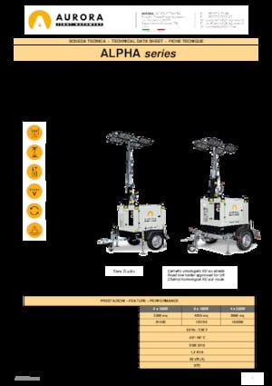 Torre faro Aurora Alpha 4x320W