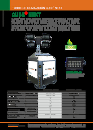 Torre faro Generac Mobile Cube Next 4x300W