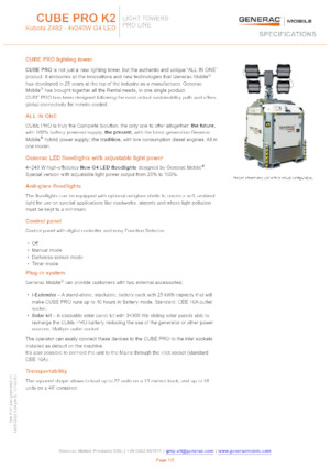 Torre faro Generac Mobile Cube Pro