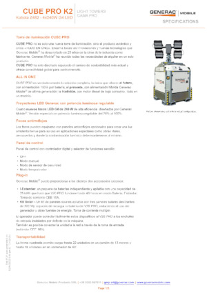 Torre faro Generac Mobile Cube Pro