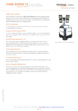 Torre faro Generac Mobile Cube Super Y2
