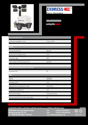 Torre faro Endress EFA 800 Y2-LED 