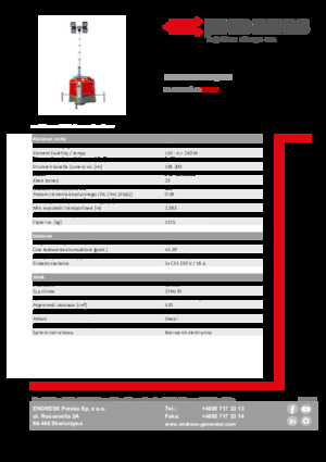 Torre faro Endress EFA 810 S4 240 Hybrid