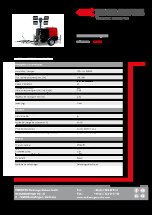 Torre faro Endress EFA 820 S4 240 Hybrid