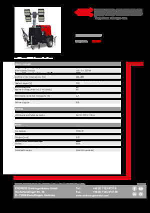 Torre faro Endress EFA 835 S4 320 HV 