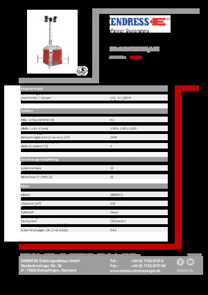 Torre faro Endress EFA 840 S4 150 Hybrid 