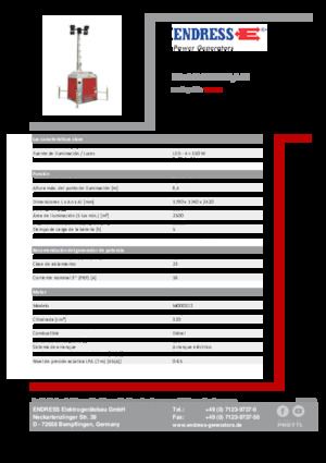 Torre faro Endress EFA 840 S4 150 Hybrid 