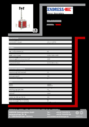 Torre faro Endress EFA 840 S4 320