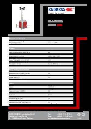 Torre faro Endress EFA 840 S4 320