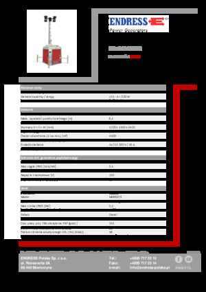 Torre faro Endress EFA 840 S4 320