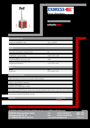 Torre faro Endress EFA 840 S4 320 PLUG-IN 