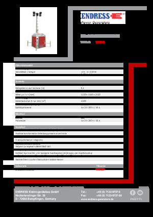 Torre faro Endress EFA 840 S4 320 PLUG-IN 