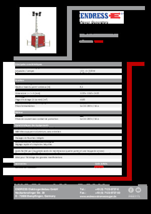 Torre faro Endress EFA 840 S4 320 PLUG-IN 