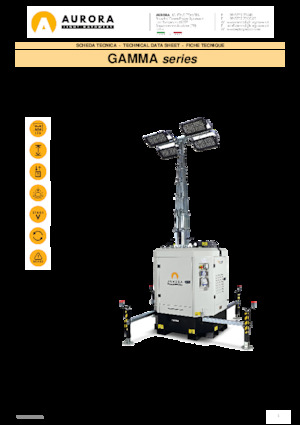Torre faro Aurora Gamma 4x160W