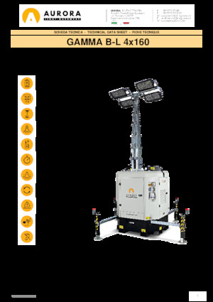 Torre faro Aurora Gamma B-L 4x160