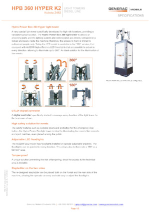 Torre faro Generac Mobile HPB 360 Hyper K2