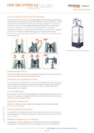 Torre faro Generac Mobile HPB 360 Hyper K2