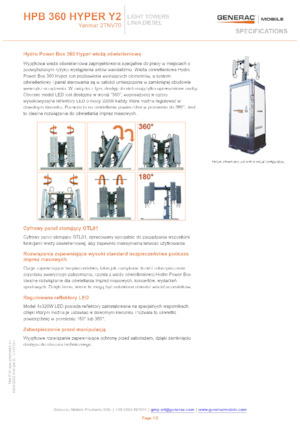 Torre faro Generac Mobile HPB 360 Hyper Y2