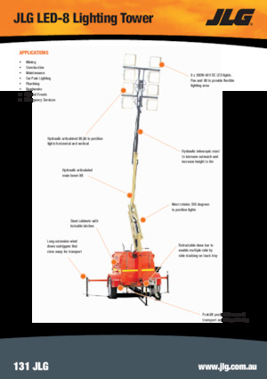 Torre faro JLG LED-8