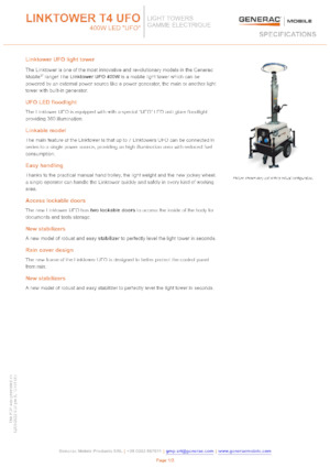Torre faro Generac Mobile Linktower T4 UFO