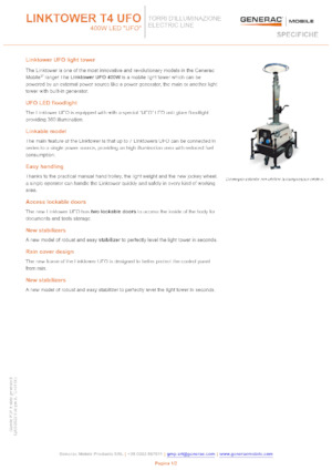 Torre faro Generac Mobile Linktower T4 UFO