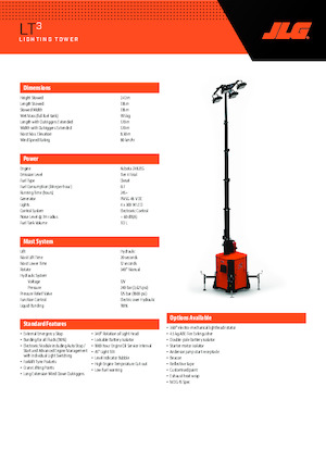 Torre faro JLG LT3