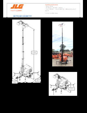 Torre faro JLG Metro-MH