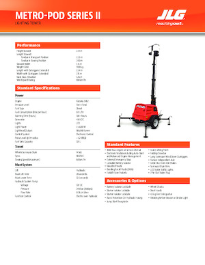 Torre faro JLG Metro-POD