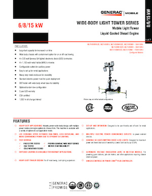 Torre faro Generac Mobile MLT4150 MV LED