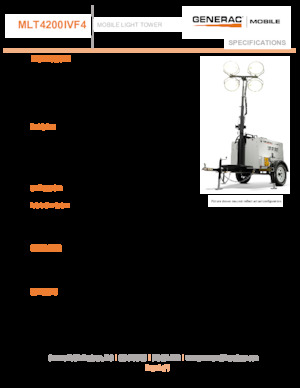 Torre faro Generac Mobile MLT4200 IVF4