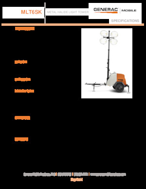 Torre faro Generac Mobile MLT6 SK