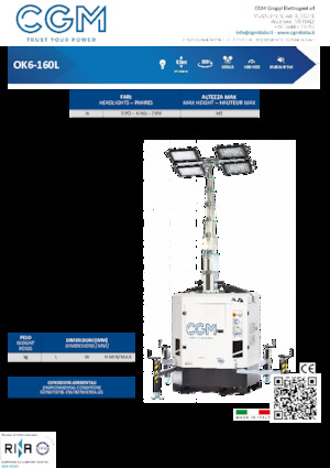 Torre faro CGM OK6-160L