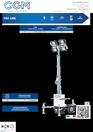 Torre faro CGM PR4-160L CX5000