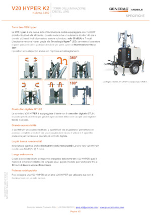 Torre faro Generac Mobile V 20 Hyper K2