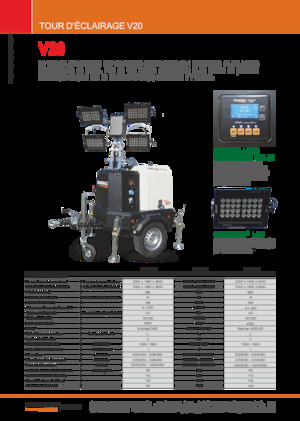Torre faro Generac Mobile V 20 Y2
