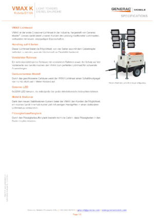 Torre faro Generac Mobile VMAX