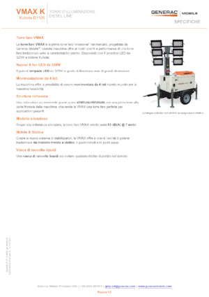 Torre faro Generac Mobile VMAX