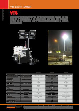 Torre faro Generac Mobile VT 8 P