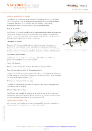 Torre faro Generac Mobile VT-Hybrid