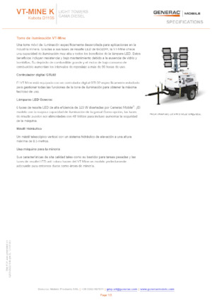 Torre faro Generac Mobile VT-MINE K