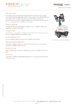 Torre faro Generac Mobile VTevo Y2
