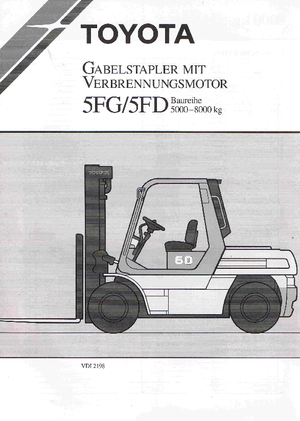 Carrelli elevatori frontali a gas Toyota 5 FG 50