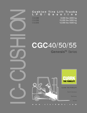 Carrelli elevatori frontali a gas Clark CGC 55