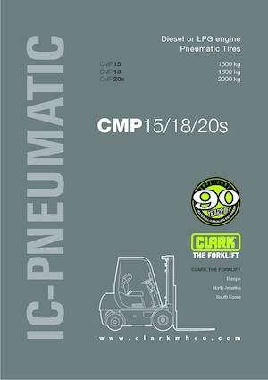 Carrelli elevatori frontali a gas Clark CMP 15 L