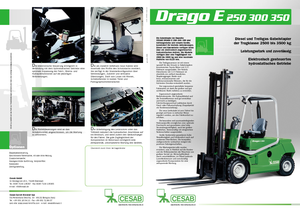 Carrelli elevatori frontali a gas Cesab Drago 250 E