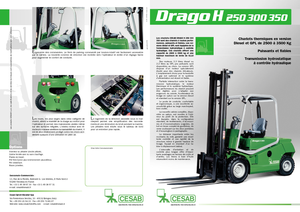 Carrelli elevatori frontali a gas Cesab Drago 300 H