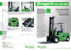 Carrelli elevatori frontali a gas Cesab Drago 300 H
