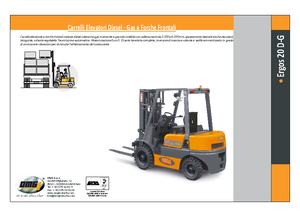 Carrelli elevatori frontali a gas OMG Ergos 20 G 