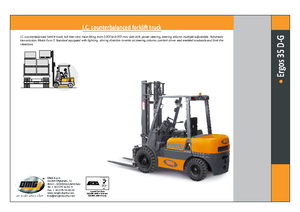 Carrelli elevatori frontali a gas OMG Ergos 35 G 